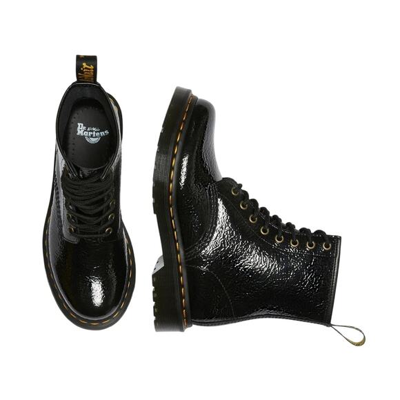 Dr. Martens Shoes - NEW! Dr. Martens 1460 Women's Distressed Patent Leather Boots - Size 5